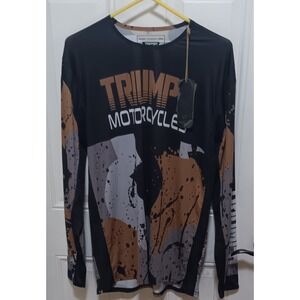 Triumph Camo Enduro Jersey Longsleeve Mens Size Medium NWT..